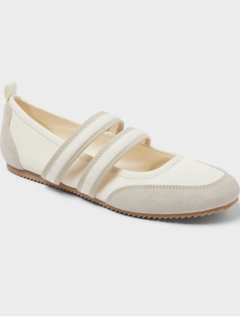 Wild Fable Women's Cream Two-Strap Ballet Flat - NWOT